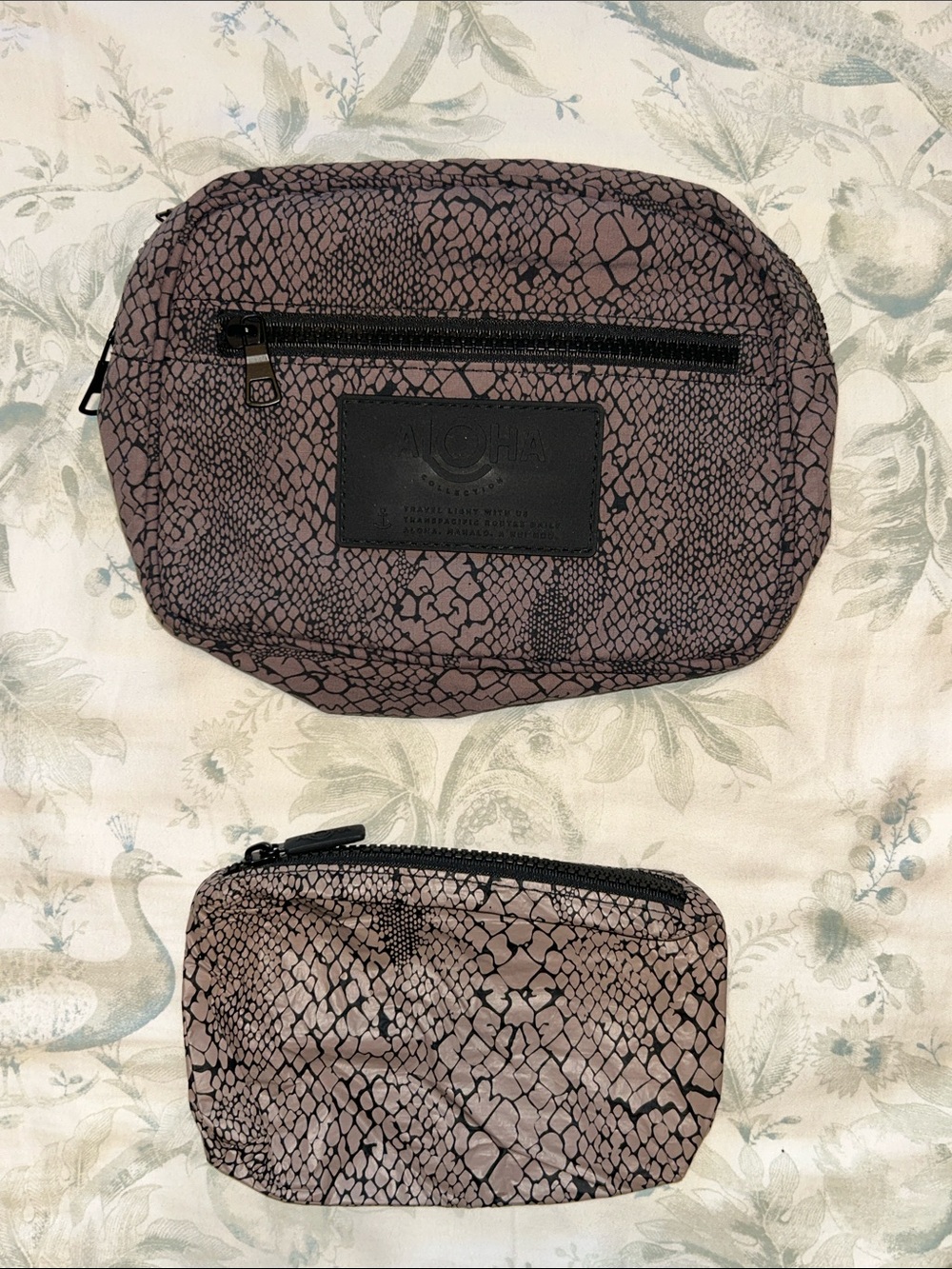 Aloha Collection hip pack and pouch